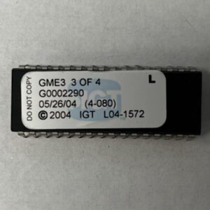 BIOS ROM For IGT, Part Numbers: GME3, G0002290, (4 - 080), L04-1572, 3 OF 4, GETT Part Number: BIO-IGT-163