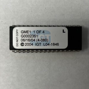 BIOS ROM For IGT, Part Numbers: GME1, G0002351, (4 - 080), L04-1846, 1 OF 4, GETT Part Number: BIO-IGT-165