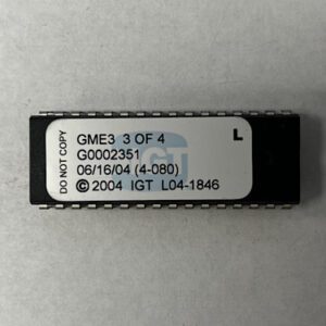 BIOS ROM For IGT, Part Numbers: GME3, G0002351, (4 - 080), L04-1846, 3 OF 4, GETT Part Number: BIO-IGT-167