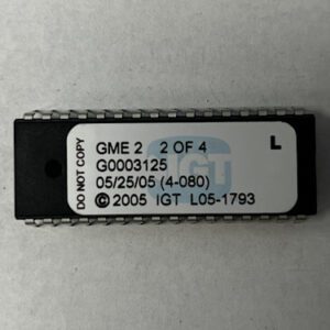 BIOS ROM For IGT, Part Numbers: GME2, G0003125, (4 - 080), L05-1793, 2 OF 4, GETT Part Number: BIO-IGT-170
