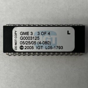 BIOS ROM For IGT, Part Numbers: GME3, G0003125, (4 - 080), L05-1793, 3 OF 4, GETT Part Number: BIO-IGT-171
