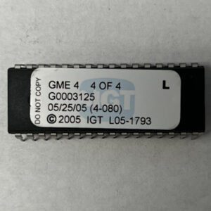 BIOS ROM For IGT, Part Numbers: GME4, G0003125, (4 - 080), L05-1793, 4 OF 4, GETT Part Number: BIO-IGT-172