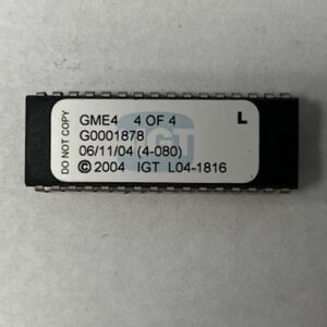 BIOS ROM For IGT, Part Numbers: GME4, G0001878, (4 - 080), L04-1816, 4 OF 4, GETT Part Number: BIO-IGT-176