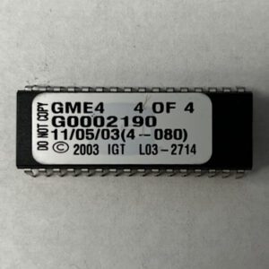 BIOS ROM For IGT, Part Numbers: GME4, G0002190, (4 - 080), L03-2714, 4 OF 4, GETT Part Number: BIO-IGT-185