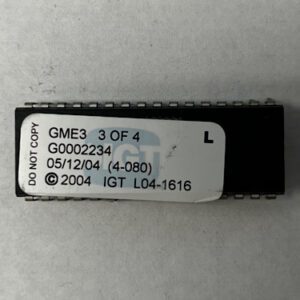 BIOS ROM For IGT, Part Numbers: GME3, G0002234, (4 - 080), L04-1616, 3 OF 4, GETT Part Number: BIO-IGT-188