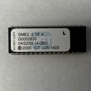 BIOS ROM For IGT, Part Numbers: GME2, G0002833, (4 - 080), L05-1403, 2 OF 4, GETT Part Number: BIO-IGT-192
