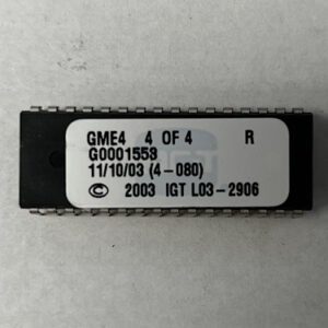 BIOS ROM For IGT, Part Numbers: GME4, G0001553, (2 - 080), L03-2906, 4 OF 4, GETT Part Number: BIO-IGT-199