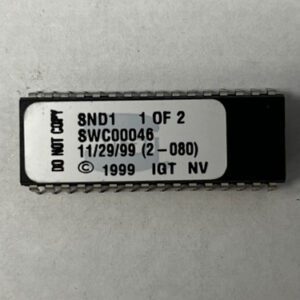 BIOS ROM For IGT, Part Numbers: SND1, SWC00048, (2 - 080), 1 OF 2, GETT Part Number: BIO-IGT-200