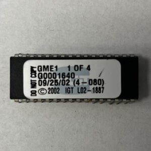 BIOS ROM For IGT, Part Numbers: GME1, G0001640, (4 - 080), L02-1887, 1 OF 4, GETT Part Number: BIO-IGT-204