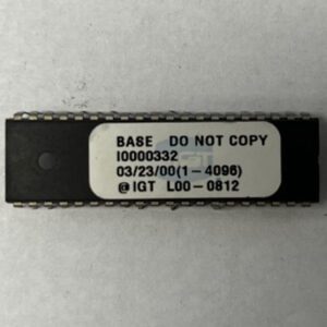 BASE BIOS ROM For IGT, Part Numbers: I0000332, (1 - 4096), L00-0812, GETT Part Number: BIO-IGT-210