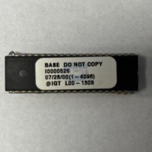 BASE BIOS ROM For IGT, Part Numbers: I0000526, (1 - 4096), L00-1308, GETT Part Number: BIO-IGT-213