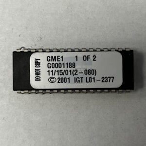 BIOS ROM For IGT, Part Numbers: GME1, G0001188, (2 - 080), L01-2377, 1 OF 2, GETT Part Number: BIO-IGT-216