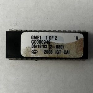 BIOS Rom For International Game Technology(IGT), Part Numbers: GME1, G0000948, 1 of 2, GETT Part Number: BIO-IGT-241