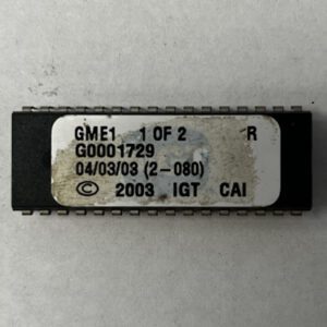 BIOS Rom For International Game Technology(IGT), Part Numbers: GME1, G0001729, 1 of 2, GETT Part Number: BIO-IGT-243