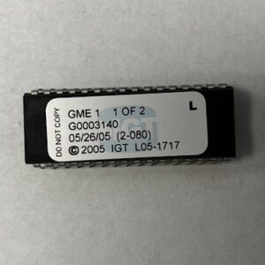 BIOS Rom For IGT, Part Numbers: GME1, G0003140, 1 of 2, GETT Part Number: BIO-IGT-245