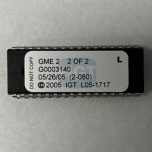 BIOS Rom For IGT, Part Numbers: GME2, G0003140, 2 of 2, GETT Part Number: BIO-IGT-246
