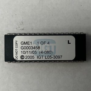 BIOS Rom For IGT, Part Numbers: GME1, G0003458, 1 of 4, GETT Part Number: BIO-IGT-267