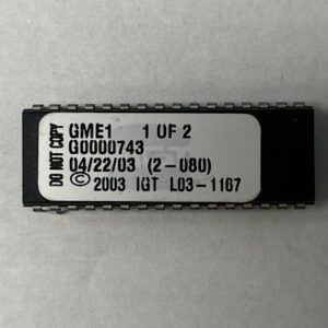 BIOS Rom For IGT, Part Numbers: GME1, G0000743, 1 of 2, GETT Part Number: BIO-IGT-279