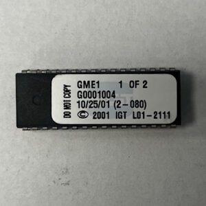 BIOS Rom For IGT, Part Numbers: GME1, G0001004, 1 of 2, GETT Part Number: BIO-IGT-294