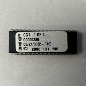 BIOS Rom For IGT, Part Numbers: GME1, C0000386, 1 of 4, GETT Part Number: BIO-IGT-313
