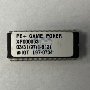BIOS ROM For IGT, Part Numbers: PE + GAME POKER, XP000063, L97-0734, GETT Part Number: BIO-IGT-349