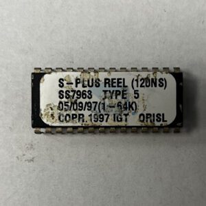 S - Plus Reel Bios Rom For IGT, Part Numbers: (120NS), SS7963, Type 5, GETT Part Number: BIO-IGT-396