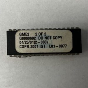 Bios Rom For IGT, Part Numbers: G0000692, L01-0977, GME2, 2 OF 2, GETT Part Number: BIO-IGT-405