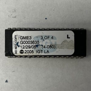 Bios Rom For IGT, Part Numbers: GME3, 3 OF 4, G0003635, GETT Part Number: BIO-IGT-412