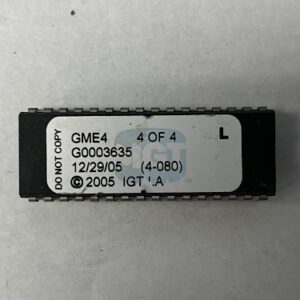 Bios Rom For IGT, Part Numbers: GME4, 4 OF 4, G0003635, GETT Part Number: BIO-IGT-413