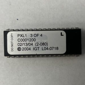 Bios Rom For IGT, Part Numbers: PXL1, 3 OF 4, C0001200, L04-0718, GETT Part Number: BIO-IGT-420