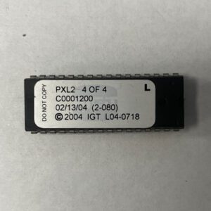 Bios Rom For IGT, Part Numbers: PXL2, 4 OF 4, C0001200, L04-0718, GETT Part Number: BIO-IGT-421