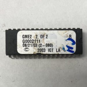 Bios Rom For IGT, GME2, Part Number: G0002111, 2 OF 2, GETT Part Number: BIO-IGT-433