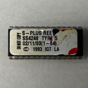 S - PLUS REEL BIOS ROM For IGT, Part Numbers: SS4248, TYPE 5, GETT Part Number: BIO-IGT-465
