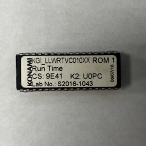 BIOS ROM For Konami, Run Time. Part Number: KGI_LLWRTVC010XX, Lab No:S2016 - 1043, ROM 1, GETT Part Number: BIO-KON-102