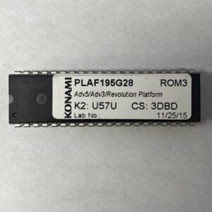 BIOS ROM For Konami, Part Numbers: PLAF195G28, Adv5/Adv3/ Revolution Platform, ROM3, GETT Part Number: BIO-KON-108