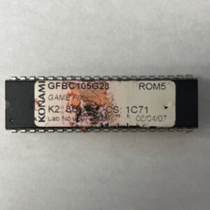 BIOS ROM For Konami, Part Numbers: GFBC105G23, Game Fix, Lab No. L07-2725, ROM5, GETT Part Number: BIO-KON-109
