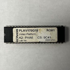 Video Platform BIOS ROM For Konami Games, Part Numbers: K2: PHA6, CS: 9C41, GETT Part number: BIO-KON-140