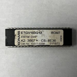 BIOS Rom For Konami Games, Eternal Gold, Part Numbers: ETGV103G12, Lab No: S2011-0208, GETT Part Number: BIO-KON-147