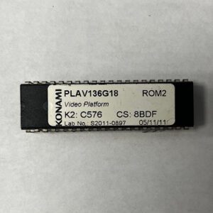 Video Platform, Bios Rom For Konami Games, Part Number: K2: C576, CS: 8BDF, Lab No: S2011-0897, GETT Part Number: BIO-KON-154