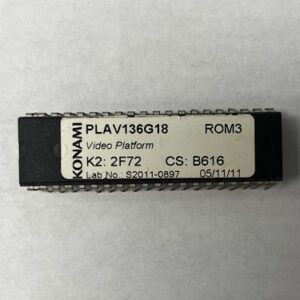 Video Platform Bios Rom For Konami Games, Part Numbers: PLAV136G18, Lab No: S2011-0897, GETT Part Number: BIO-KON-155