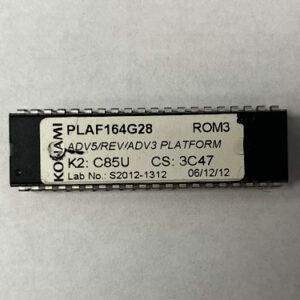 ADV5/REV/ADV3 Bios Rom For Konami Games, Part Numbers: PLAF164G28, GETT Part Number: BIO-KON-156