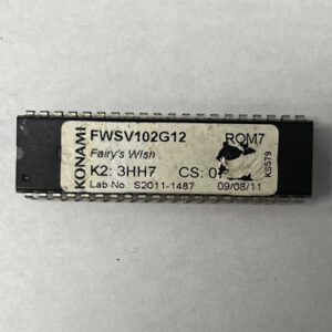 Bios Rom For Konami Games, Fairy's Wish, Part Number: FWSV102G12, Lab No: S2011-1487, GETT Part Number: BIO-KON-160