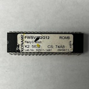 Bios Rom For Konami Games, Fairy's Wish, Part Numbers: FWSV102G12, Lab No: S2011-1487, GETT Part Number: BIO-KON-161