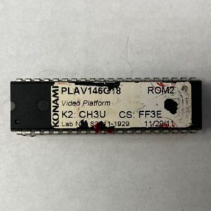 Video Platform BIOS ROM For Konami Games, Part Numbers: PLAV146G18, ROM2, K2: CH3U, Lab No: S2011-1929, GETT Part Number: BIO-KON-166