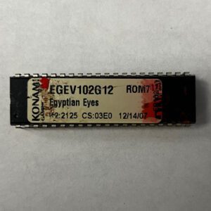 BIOS ROM For Konami Games, Game Name: Egyptian Eyes, Part Numbers: EGEV102G12, ROM 7, GETT Part Number: BIO-KON-171
