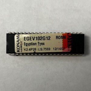 Bios Rom For Konami Games, Game Name: Egyptian Eyes, Part Numbers: EGEV102G12, Rom 6, GETT Part Number: BIO-KON-172