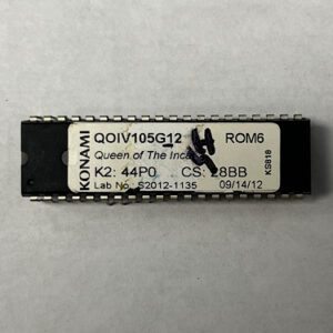 Bios Rom For IGT, Queen Of The Inca, Part Numbers: QOIV105G12, Rom 6, Lab No: S2012-1135, GETT Part Number: BIO-KON-173