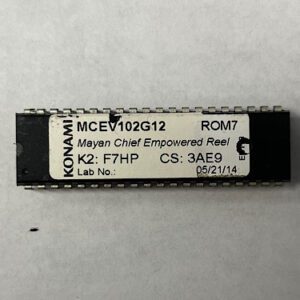Bios Rom For Konami Games, Mayan Chief Empowered Reel, Part Numbers: MCEV102G12, Rom 7, GETT Part Number: BIO-KON-176