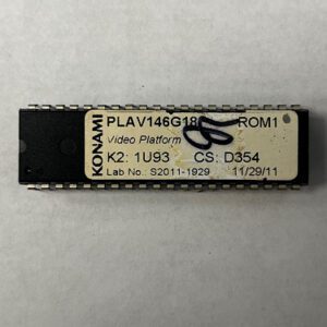 Video Platform Bios Rom For Konami Games, Part Numbers: PLAV146G18, Rom 1, Lab No: 2011-1929, GETT Part Number: BIO-KON-177