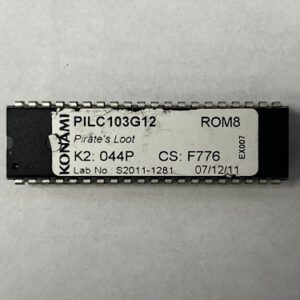 Bios Rom For Konami Games, Pirate's Loot, Part Numbers: PILC103G12, Rom 8, Lab No: S2011-1281, GETT Part Number: BIO-KON-179